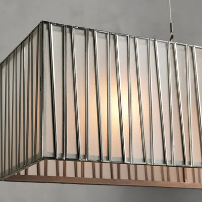 Junit Glass  Rectangular Chandelier