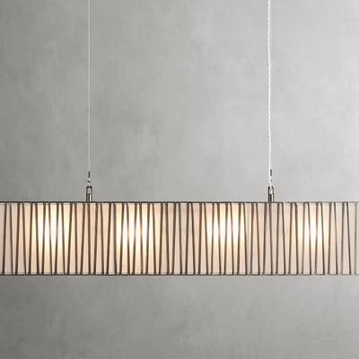 Junit Glass  Rectangular Chandelier