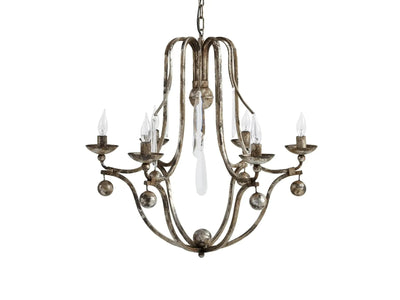 Kaylee Crystal 6 Lights Pendant Chandelier