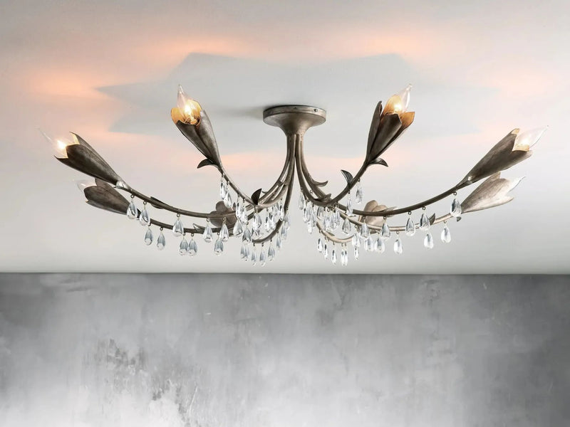 Kaylee Crystal Flushmount Ceiling light