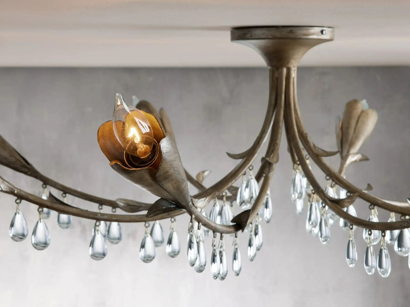 Kaylee Crystal Flushmount Ceiling light