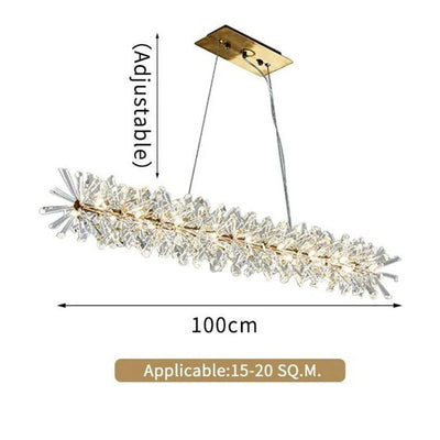 Kily Crystal  Linear Chandelier