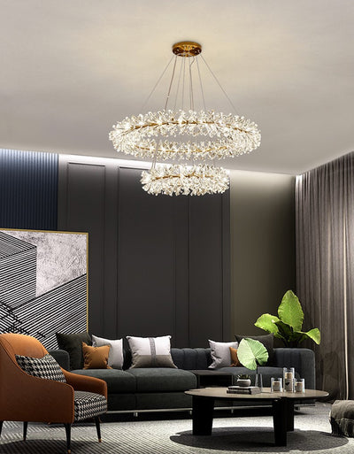 Kily Crystal Round  Chandelier