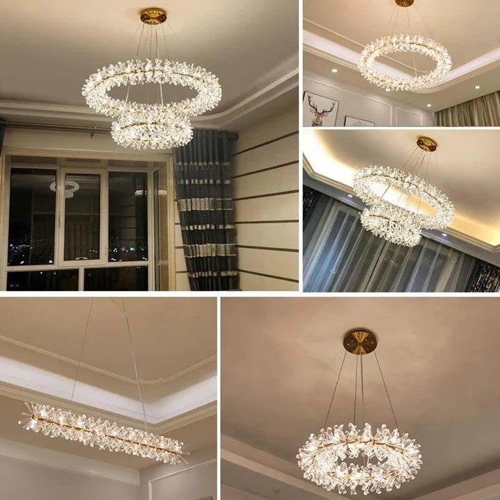 Kily Crystal Round  Chandelier