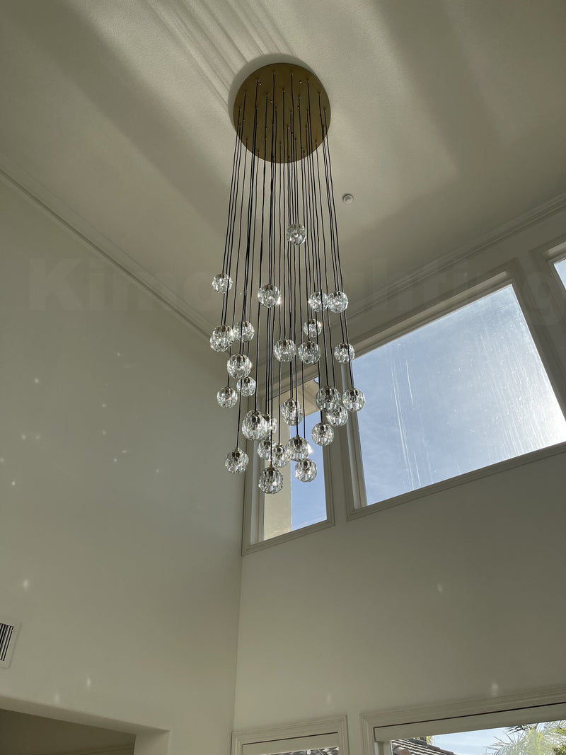 Kristina Series Glass Chandelier