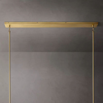 Kuseau Glass Linear Chandelier 49" - thebelacan
