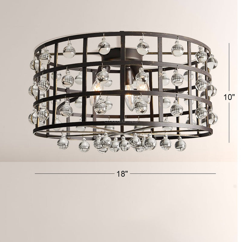 La Grille Flushmount