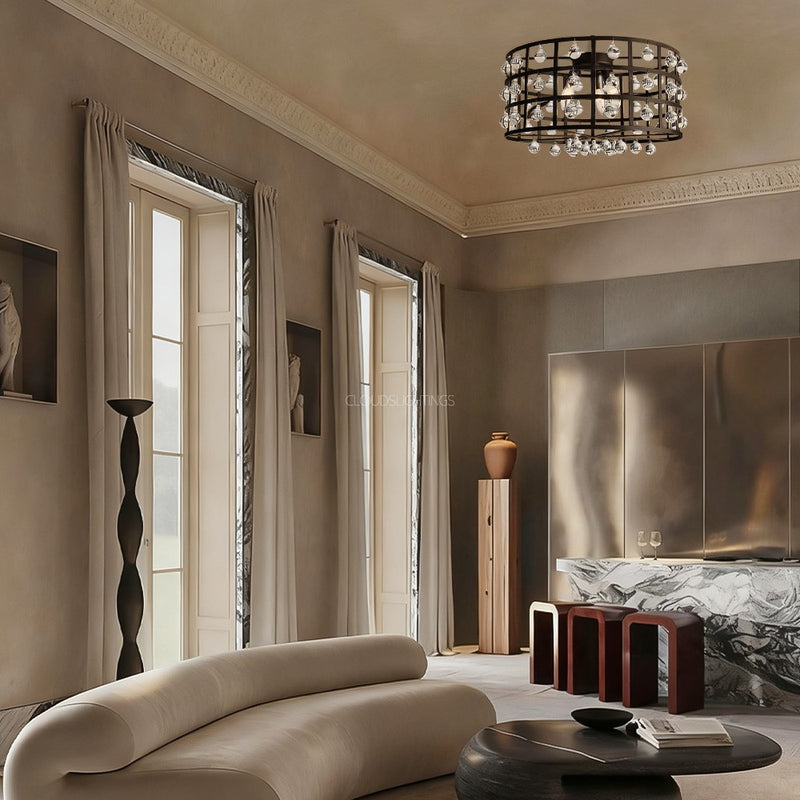 La Grille Flushmount