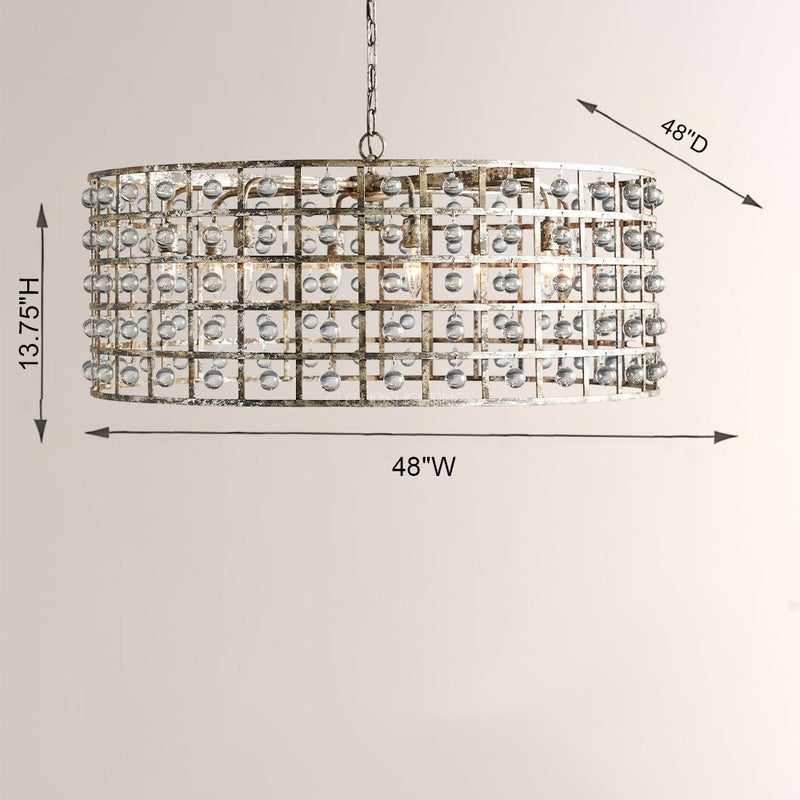 La Grille Round Chandelier