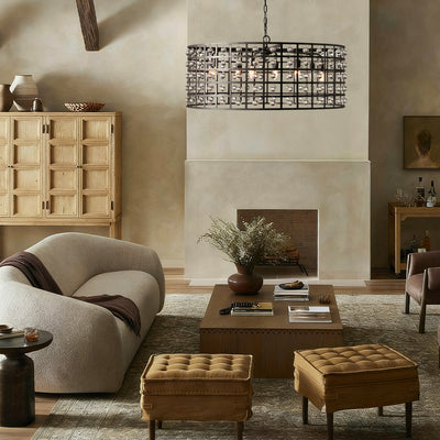 La Grille Round Chandelier