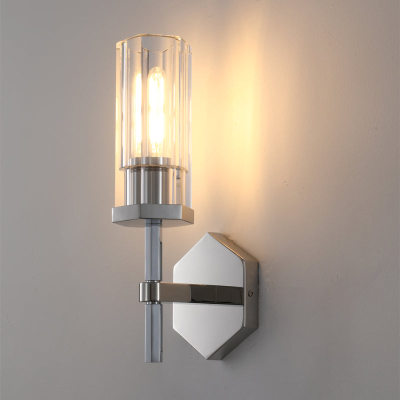 Adam Polygonal Crystal Series Wall Sconce