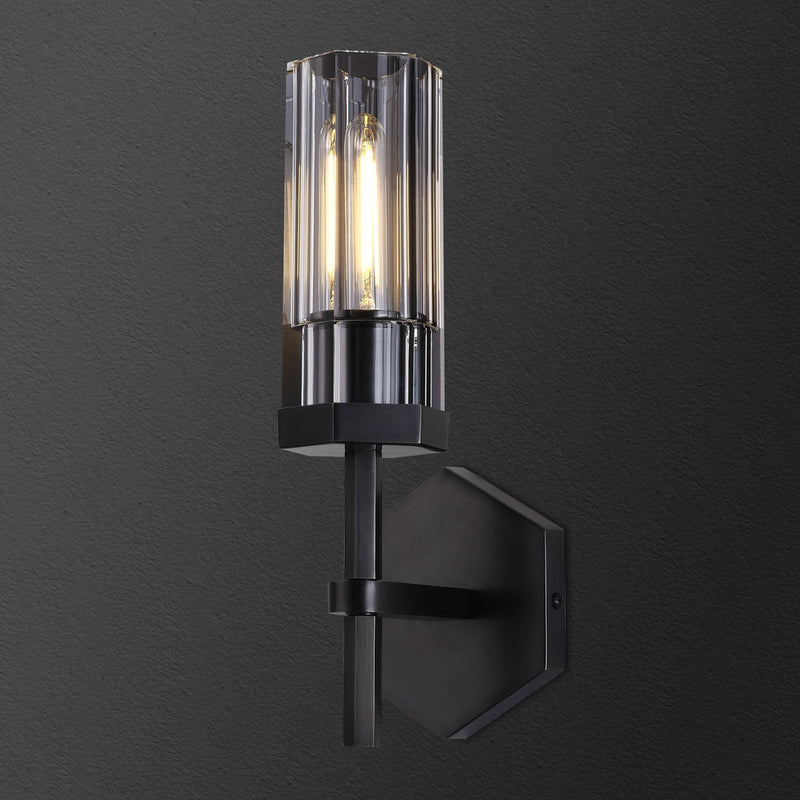 Adam Polygonal Crystal Series Wall Sconce