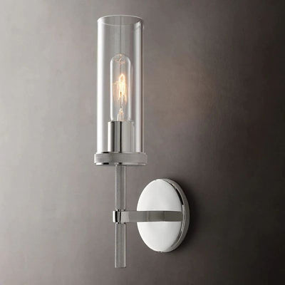 Lambet Round Short Bathroom Wall Sconce