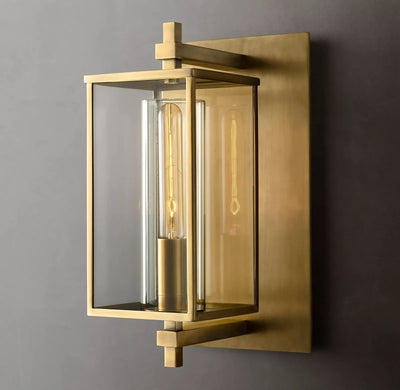 Lantern Series Outdoor Short Wall Sconce