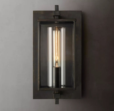 Lantern Series Outdoor Short Wall Sconce