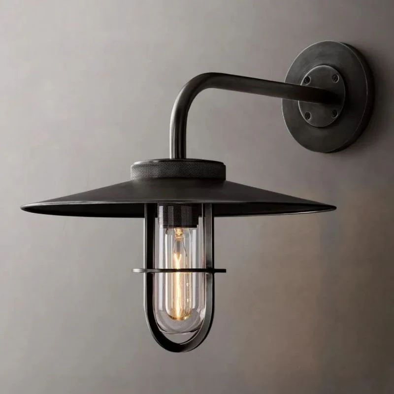 Lantern Series Outdoor UFO Wall Sconce