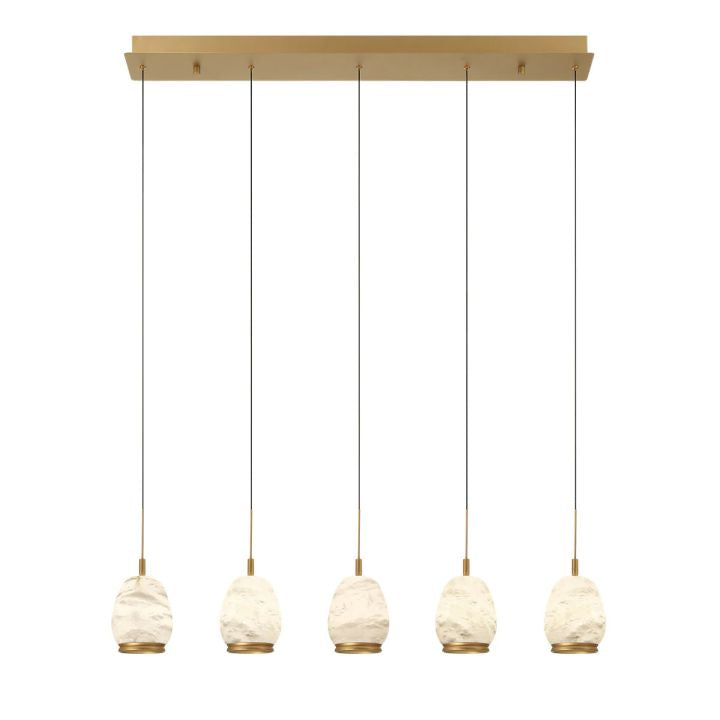 Alabaster Epoch Linear LED Chandelier