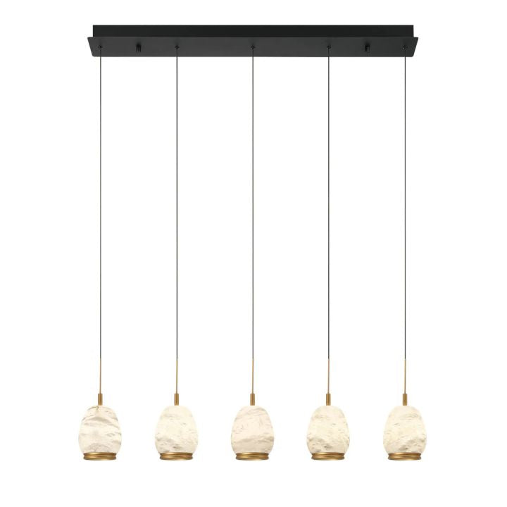 Alabaster Epoch Linear LED Chandelier