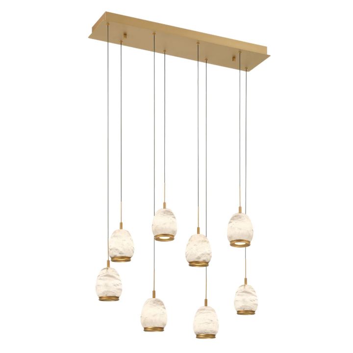 Alabaster Epoch Linear LED Chandelier