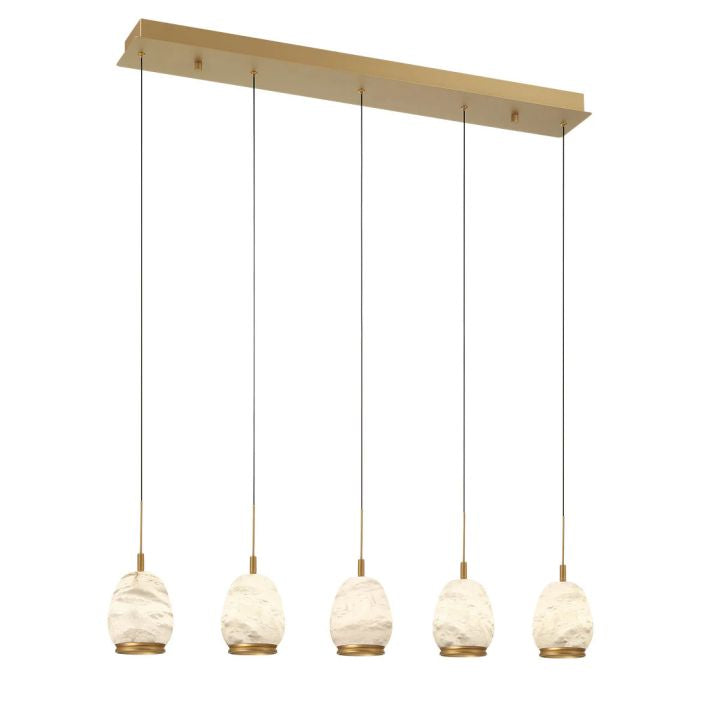 Alabaster Epoch Linear LED Chandelier