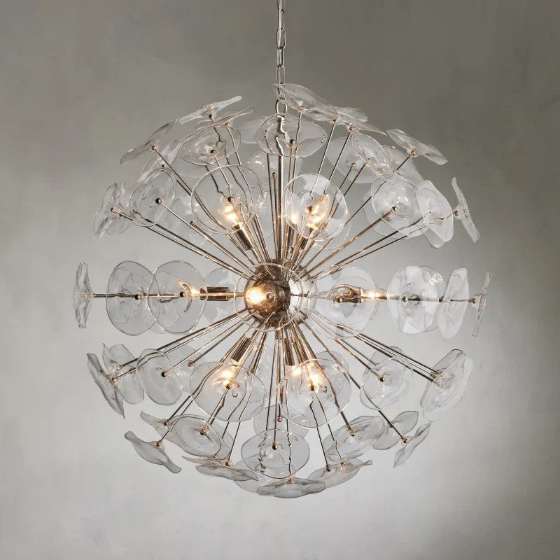 Lili  Glass Round  Chandelier