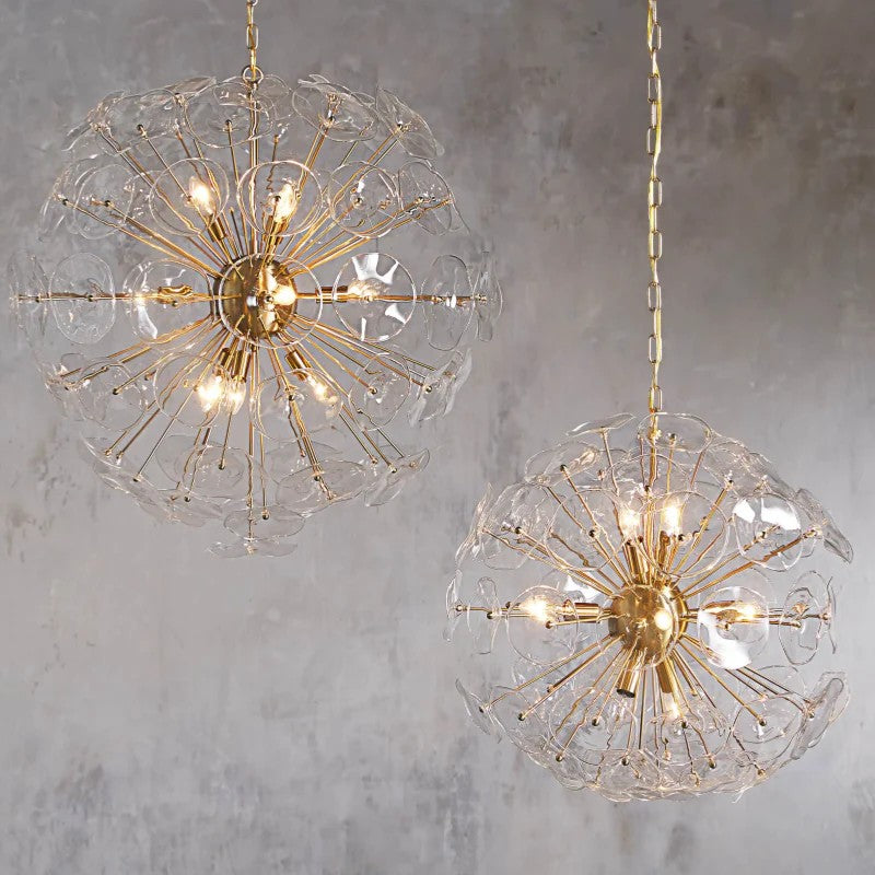 Lili  Glass Round  Chandelier