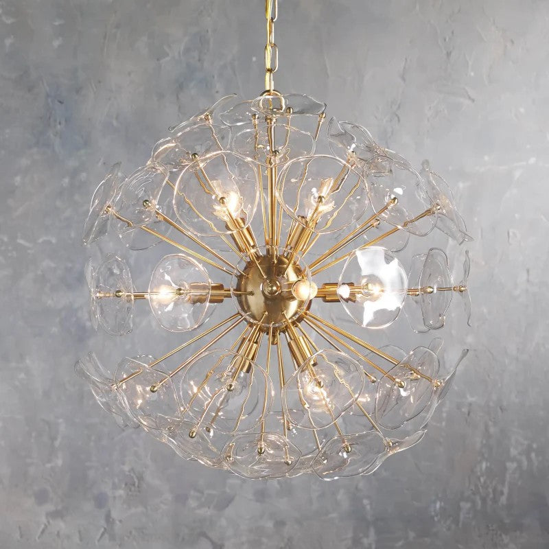 Lili  Glass Round  Chandelier