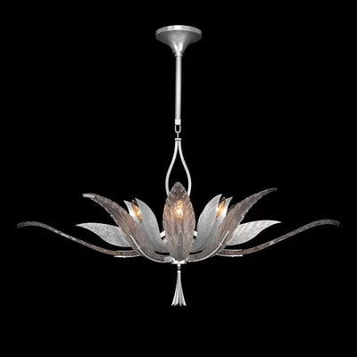 Lily  Oblong Chandelier Light 40"