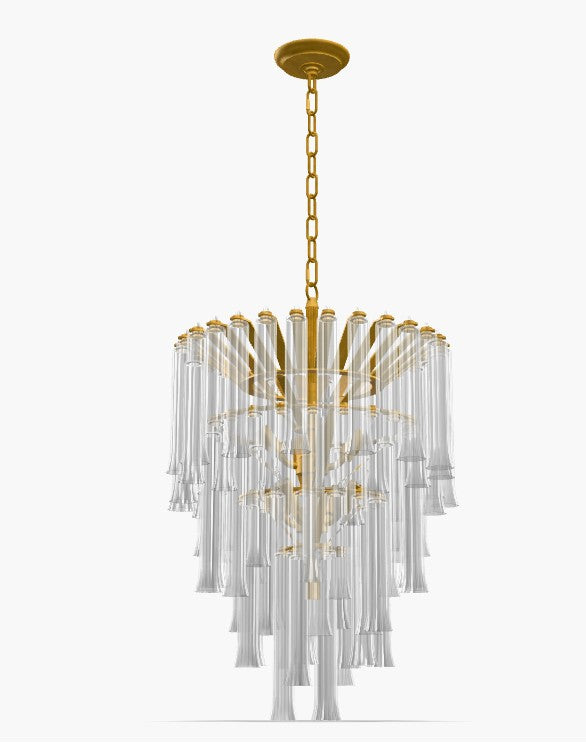 Coreli Small Waterfall Chandelier 20.5"D