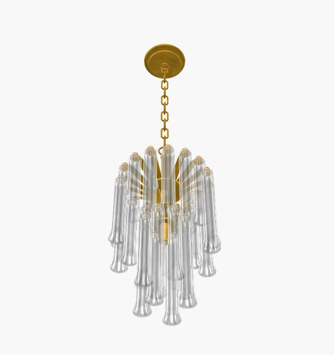 Coreli Petite Waterfall Chandelier 12"D