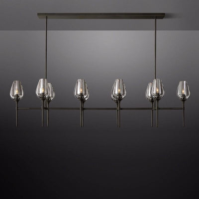 Maliya Tulip Series Glass Chandelier