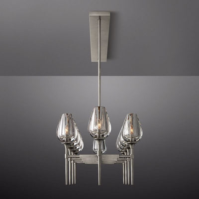 Maliya Tulip Series Glass Chandelier