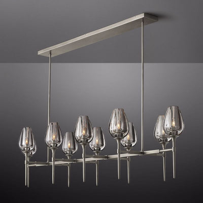 Maliya Tulip Series Glass Chandelier