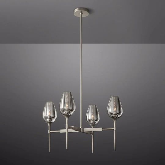 Maliya Tulip Series Glass Chandelier