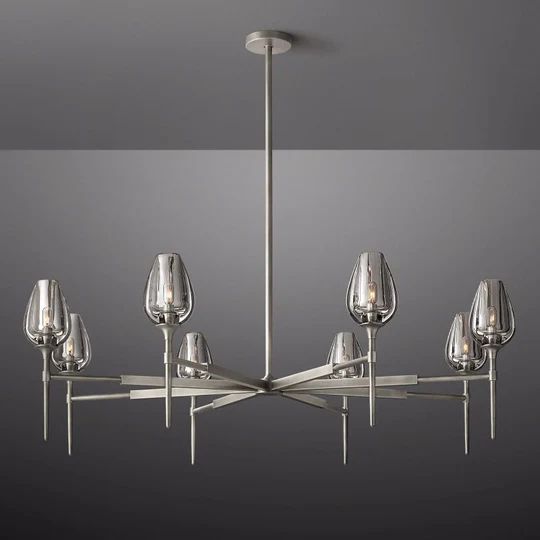 Maliya Tulip Series Glass Chandelier