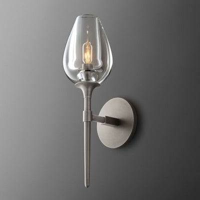Maria Tulip Glass Single Sconce
