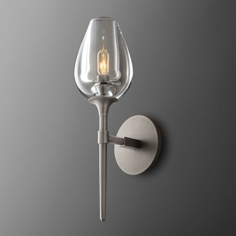 Maria Tulip Glass Single Sconce