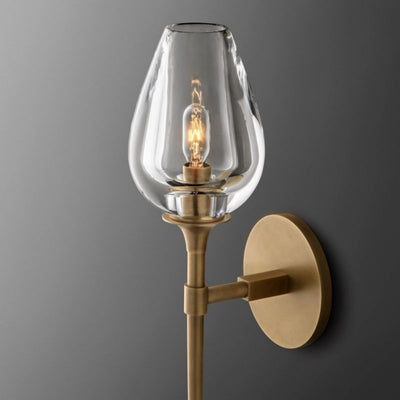 Maria Tulip Glass Single Sconce