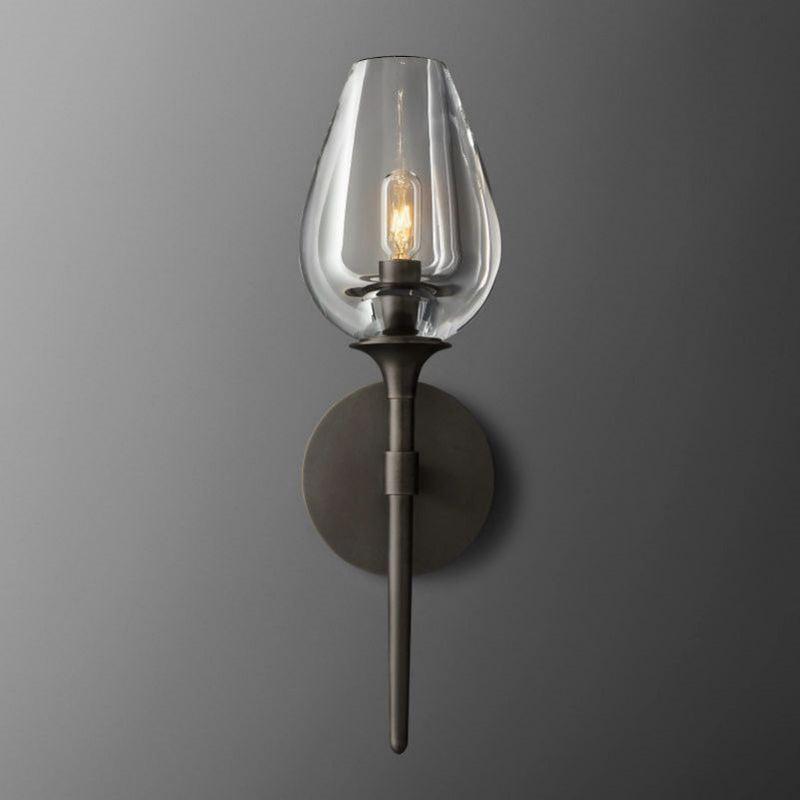 Maria Tulip Glass Single Sconce