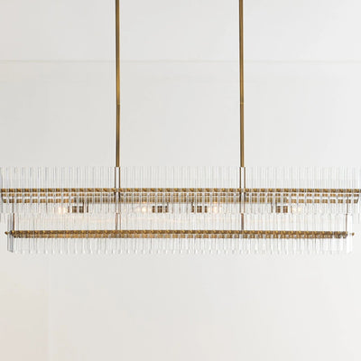 Marlly Glass  Linear Chandelier