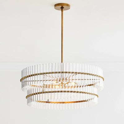 Marlly Glass  Round Chandelier