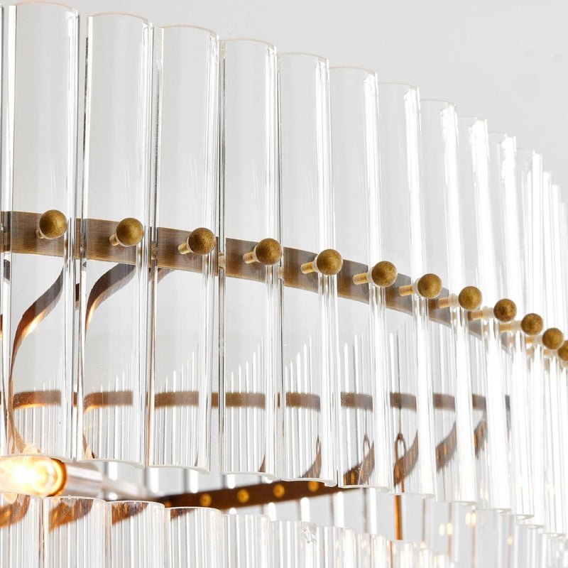 Marlly Glass  Round Chandelier