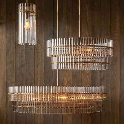 Marlly Glass  Round Chandelier