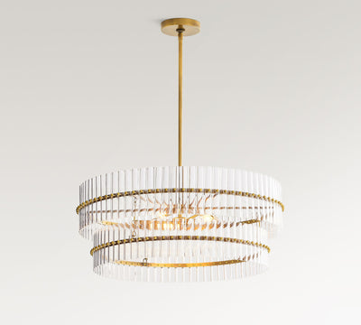 Marlly Glass  Round Chandelier