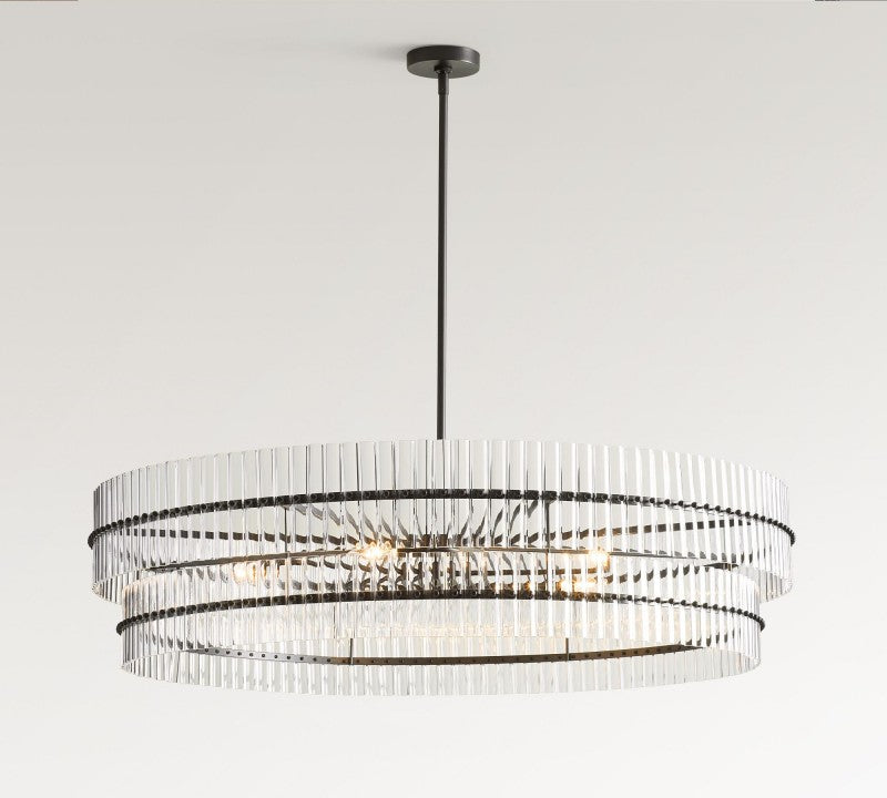 Marlly Glass  Round Chandelier