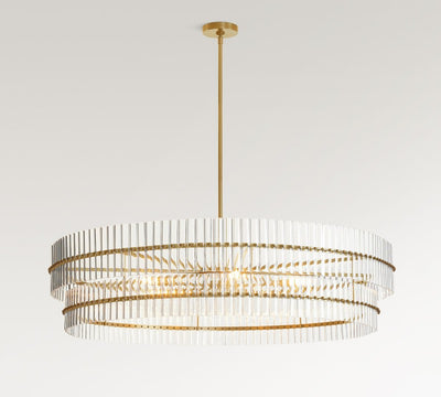 Marlly Glass  Round Chandelier