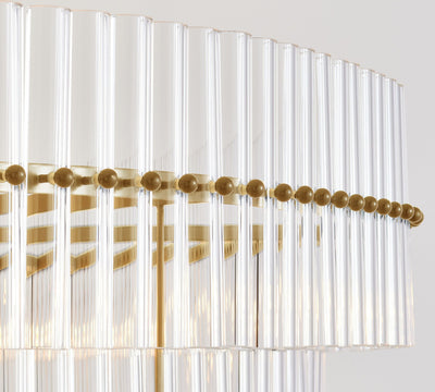 Marlly Glass  Round Chandelier