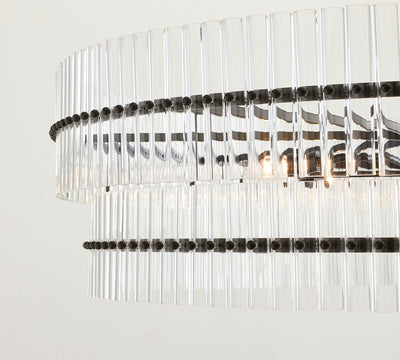 Marlly Glass  Round Chandelier