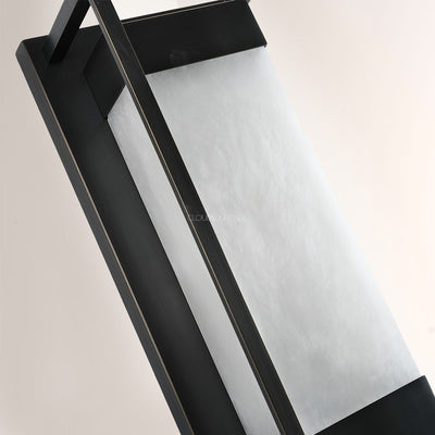 Modern Bravura Alabaster Wall Sconce