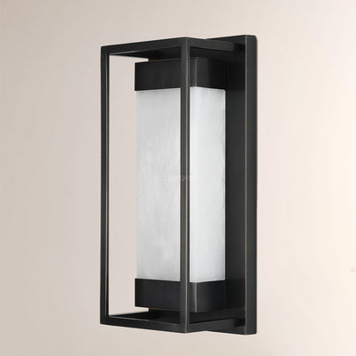 Modern Bravura Alabaster Wall Sconce